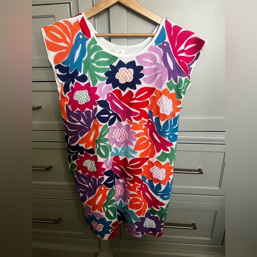 J Marie embroidered dress size large